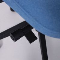 Кресло AksHome DYNAMIC (Динамик) серая сетка+ синяя ткань/черный полиамид купить в Минске