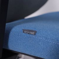 Кресло AksHome DYNAMIC (Динамик) серая сетка+ синяя ткань/черный полиамид купить в Минске