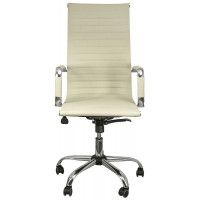 Кресло AksHome Elegance (Элеганс) New Eco светло-бежевый купить в Минске