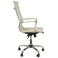 Кресло AksHome Elegance (Элеганс) New Eco светло-бежевый купить в Минске