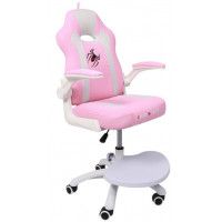 Кресло поворотное ELEN, ткань, (розовый)