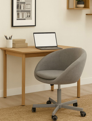 Кресло AksHome Elena (Елена) ткань серый купить в Минске