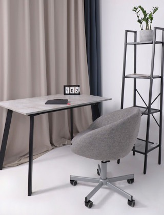 Кресло AksHome Elena (Елена) ткань серый купить в Минске