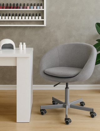 Кресло AksHome Elena (Елена) ткань серый купить в Минске