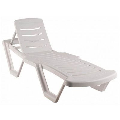Шезлонг Элластик белый