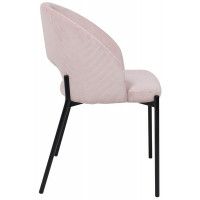 Стул AksHome ELSA (Эльза) розовый велюр Fjord 91/черный купить в Минске Стул AksHome ELSA (Эльза) розовый велюр Fjord 91/черный купить в Минске
