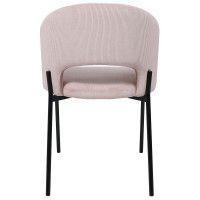 Стул AksHome ELSA (Эльза) розовый велюр Fjord 91/черный купить в Минске Стул AksHome ELSA (Эльза) розовый велюр Fjord 91/черный купить в Минске