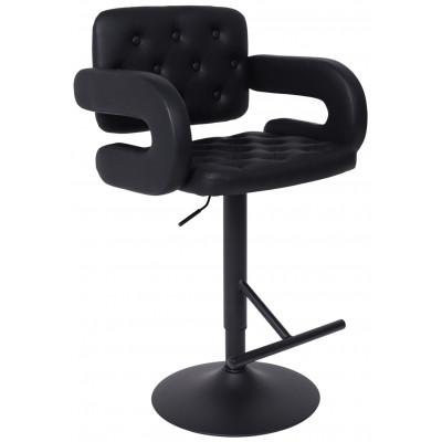 Стул барный Akshome ELTON (Элтон) экокожа черный/черный купить в Минске