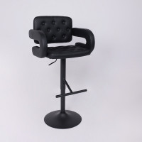 Стул барный Akshome ELTON (Элтон) экокожа черный/черный купить в Минске Стул барный Akshome ELTON (Элтон) экокожа черный/черный купить в Минске