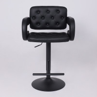 Стул барный Akshome ELTON (Элтон) экокожа черный/черный купить в Минске Стул барный Akshome ELTON (Элтон) экокожа черный/черный купить в Минске