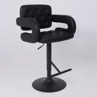 Стул барный Akshome ELTON (Элтон) экокожа черный/черный купить в Минске Стул барный Akshome ELTON (Элтон) экокожа черный/черный купить в Минске