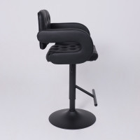 Стул барный Akshome ELTON (Элтон) экокожа черный/черный купить в Минске Стул барный Akshome ELTON (Элтон) экокожа черный/черный купить в Минске