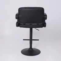 Стул барный Akshome ELTON (Элтон) экокожа черный/черный купить в Минске Стул барный Akshome ELTON (Элтон) экокожа черный/черный купить в Минске