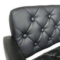 Стул барный Akshome ELTON (Элтон) экокожа черный/хром купить в Минске