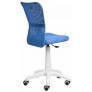 Кресло AksHome EVA (ЕВА) ткань-сетка голубой