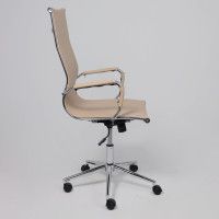 Кресло AksHome EVELIN (Эвелин) экокожа бежевый купить в Минске