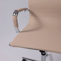 Кресло AksHome EVELIN (Эвелин) экокожа бежевый купить в Минске