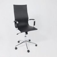 Кресло AksHome EVELIN (Эвелин) экокожа черный купить в Минске