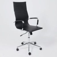 Кресло AksHome EVELIN (Эвелин) экокожа черный купить в Минске