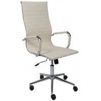 Кресло AksHome EVELIN (Эвелин) экокожа кремовый Кресло AksHome EVELIN (Эвелин) экокожа кремовый