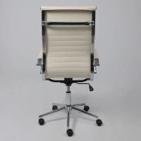 Кресло AksHome EVELIN (Эвелин) экокожа кремовый купить в Минске