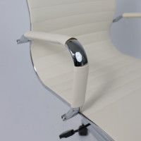 Кресло AksHome EVELIN (Эвелин) экокожа кремовый купить в Минске