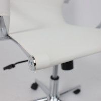 Кресло AksHome EVELIN (Эвелин) экокожа белый купить в Минске