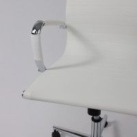 Кресло AksHome EVELIN (Эвелин) экокожа белый купить в Минске