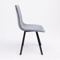 Стул AksHome EZRA (Эзра) темно-серый велюр 23/черный купить в Минске