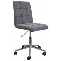 Кресло AksHome FIJI (Фиджи) серый ткань JH09-07/хром Кресло AksHome FIJI (Фиджи) серый ткань JH09-07/хром