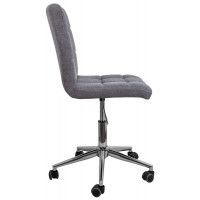 Кресло AksHome FIJI (Фиджи) серый ткань JH09-07/хром купить в Минске