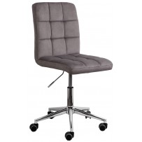 Кресло AksHome FIJI (Фиджи) светло-серый велюр HCJ-38/хром