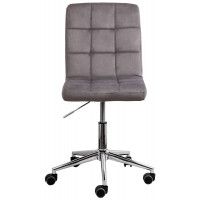 Кресло AksHome FIJI (Фиджи) светло-серый велюр HCJ-38/хром купить в Минске