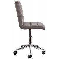 Кресло AksHome FIJI (Фиджи) светло-серый велюр HCJ-38/хром купить в Минске
