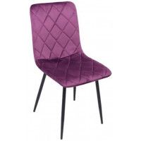 Стул AksHome FIONA (Фиона) ежевичный велюр G062-29/черный