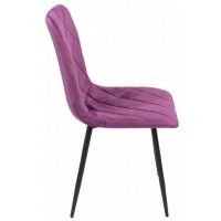 Стул AksHome FIONA (Фиона) ежевичный велюр G062-29/черный купить в Минске