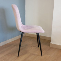 Стул AksHome FIONA (Фиона) пыльная роза/черный купить в Минске Стул AksHome FIONA (Фиона) пыльная роза/черный купить в Минске