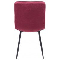 Стул AksHome FIONA (Фиона) винный велюр G062-35/черный купить в Минске