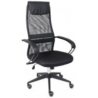 Кресло AksHome FIRST (Фирст) PL ткань/сетка черный