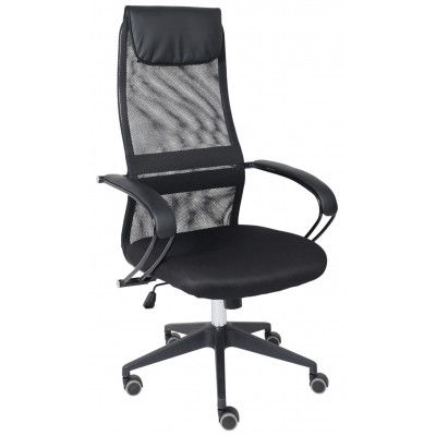 Кресло AksHome FIRST (Фирст) PL ткань/сетка черный купить в Минске