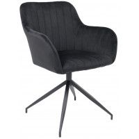 Кресло поворотное AksHome FLOWER черный