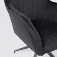 Кресло поворотное AksHome FLOWER черный купить в Минске