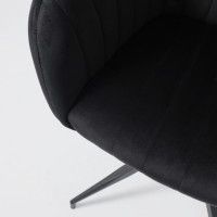 Кресло поворотное AksHome FLOWER черный купить в Минске