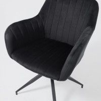 Кресло поворотное AksHome FLOWER черный купить в Минске