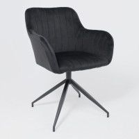 Кресло поворотное AksHome FLOWER черный купить в Минске