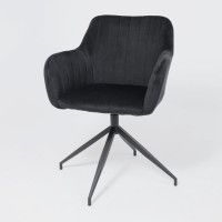 Кресло поворотное AksHome FLOWER черный купить в Минске