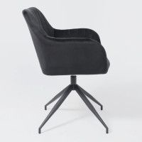 Кресло поворотное AksHome FLOWER черный купить в Минске