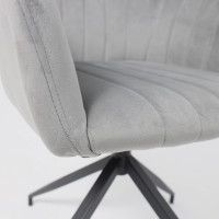 Кресло поворотное AksHome FLOWER серый купить в Минске