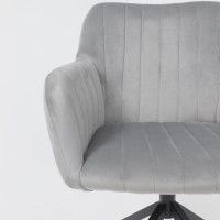 Кресло поворотное AksHome FLOWER серый купить в Минске