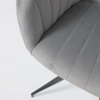 Кресло поворотное AksHome FLOWER серый купить в Минске